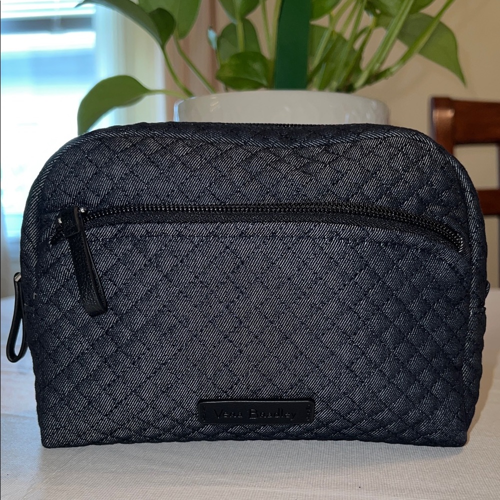 Vera Bradley Charcoal Quilted Toiletry Bag
